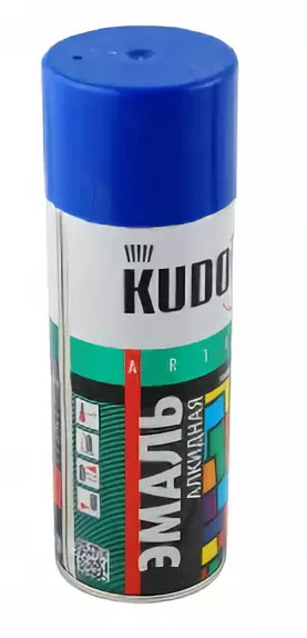 Аэрозоль Kudo Алкидная 520 гр ультрамариново-синяя KU-10112