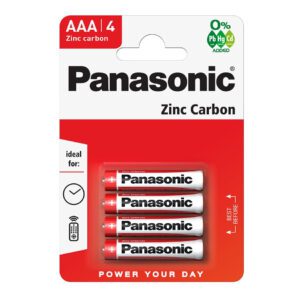 Батарейка PANASONIC R03 Zinc Carbon BP4