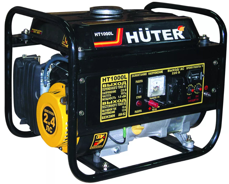 Электрогенератор НТ1000L Huter