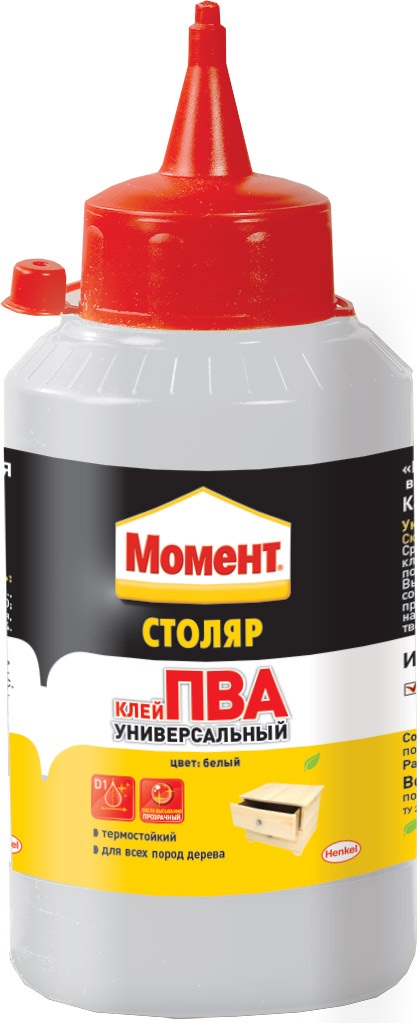 Клей ПВА Момент Супер Д1 Универсальный 250 г 1960505