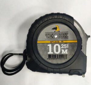 Рулетка 10мх25мм обрезиненный корпус ЧЕГЛОК 411993855