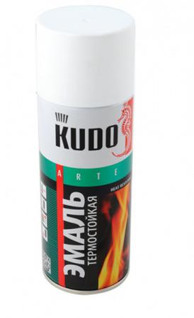 Аэрозоль Kudo Термостойкая 520 мл белая 600 С KU-5003