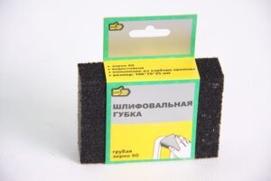 Шлифовальная губка водостойкая грубая зерно 60 888