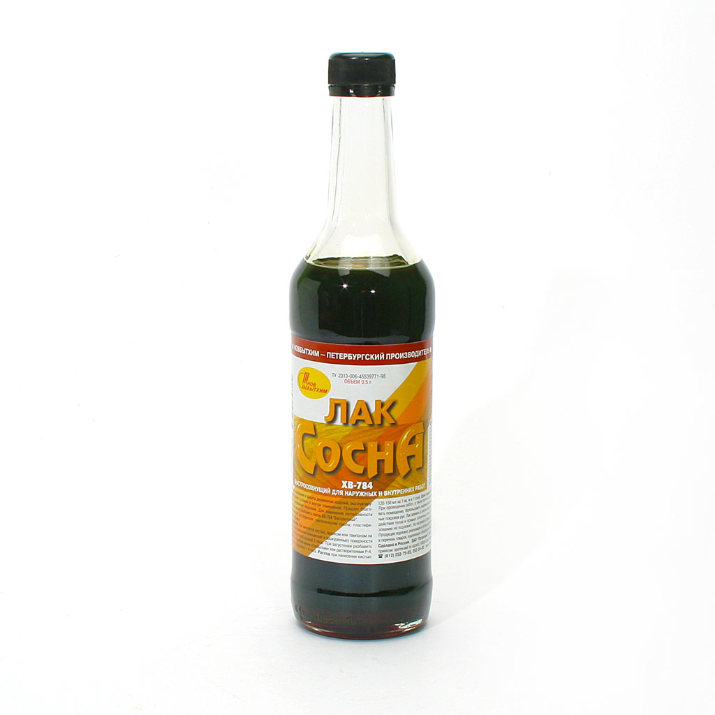 Лак ХВ -784 сосна 0,5 л — изображение 2