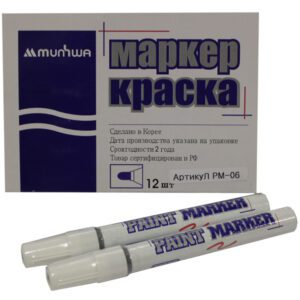 Маркер строительный белый